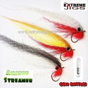 JIGS DIVERSOS - EXTREME JIGS - OFICIAL extremejigs.com - AMAZON STREAMER 4/0 COM RATTLES
